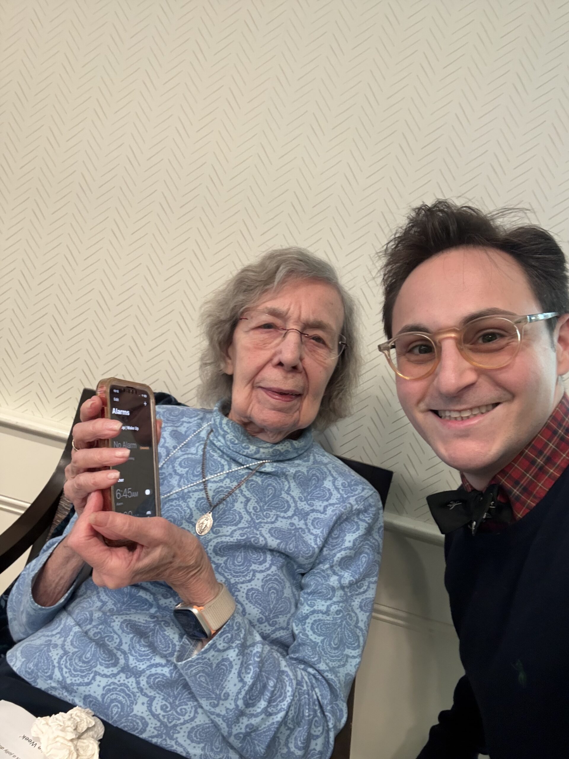 Tech Care You providing patient technology assistance to an older adult at The Residence at Summer Street